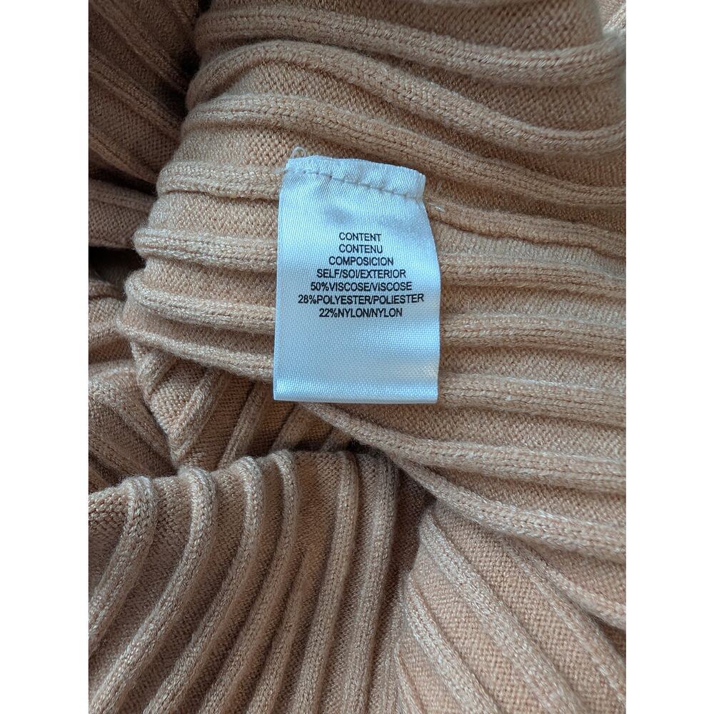 WAYF Dede x Emily Holly Ribbed Knit Midi Dress Long Sleeve - Picture 11 of 14